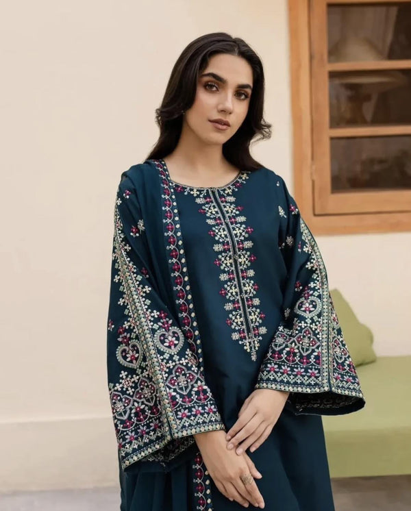 Mashal Embroidered 3PC Suit