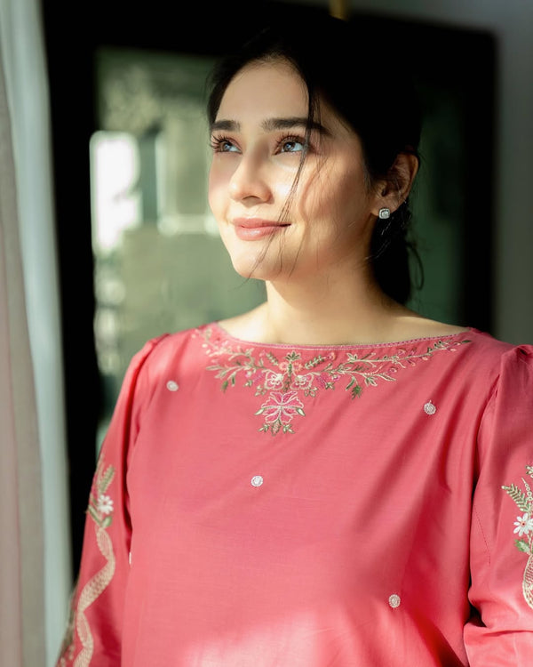 MEHAK EMBROIDERY 2PC FARSHI