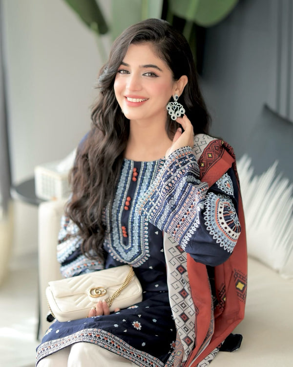 Dastaan Embroidered 3PC