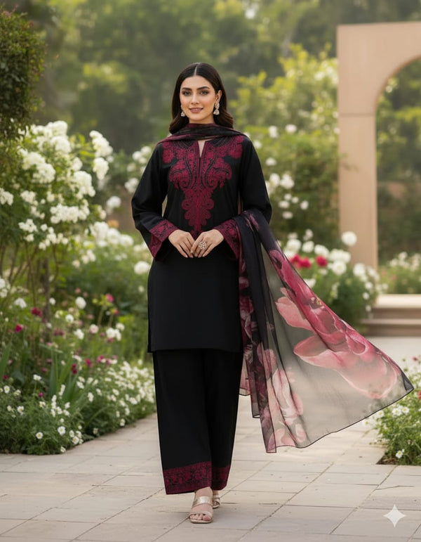 Mahi-Noor Embroidered 3PC