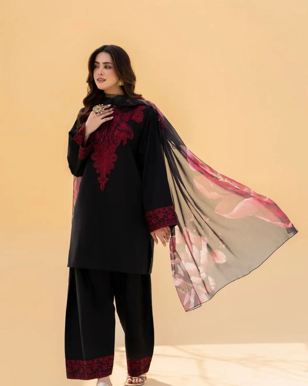 Mahi-Noor Embroidered 3PC