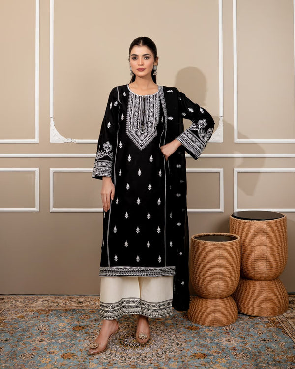 SHAHJAHAN EMBROIDERY 3PC