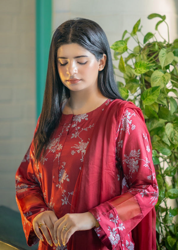 BLOSSOM PRINTED LONG LENGHT 2pcs